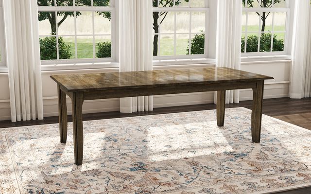 A-America® Leucadia Toasted Java Vers-a-Dining Table with Ten Chairs-3