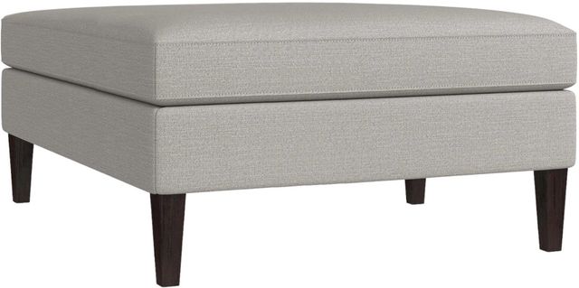 Bassett® Furniture Danbury Gray Large Square Ottoman-0