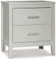 Signature Design by Ashley® Olivet 5-Piece Silver Twin Panel Bed Set-5