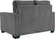 Signature Design by Ashley® Rannis Pewter Twin Sofa Sleeper-3