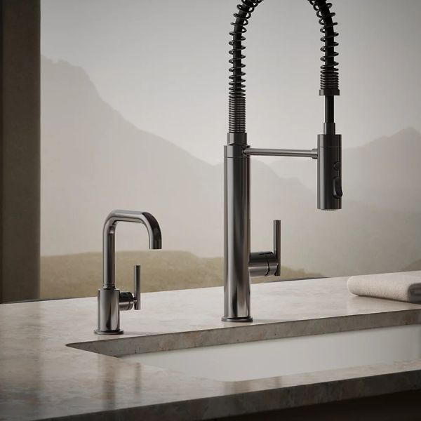 KOHLER® Purist® Vibrant Titanium Beverage Faucet-2