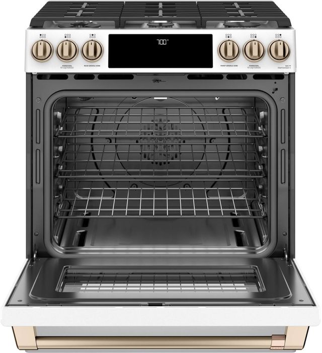 Café™ 4 Piece Matte White Gas Kitchen Package-2