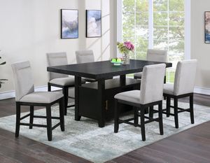 Yves 7-Piece Counter Height Dining Set