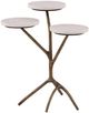 Furniture Classics Garcia Natural Marble Top Drink Table with Gold Base-1