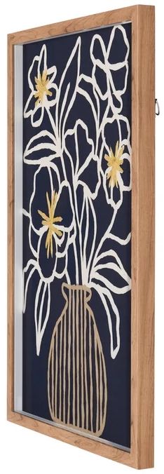 Stylecraft Blue Arrangement II Wall Art-2