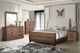 New Classic® Home Furnishings Coventry Hall Pecan Queen Panel Bed-0