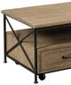 Kincaid® Modern Forge Sandy Brown Coffee Table with Black Frame-1