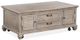 Magnussen Home® Lancaster Dovetail Grey Lift Top Storage Cocktail Table-2