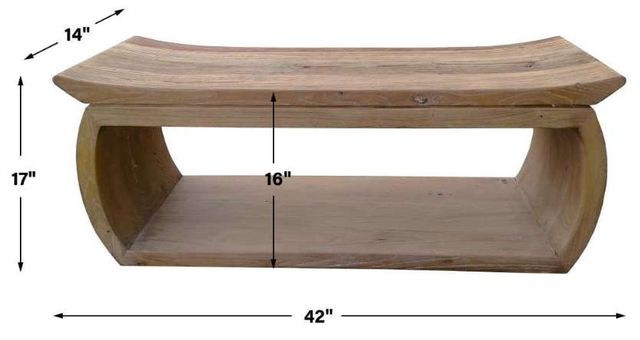 Uttermost® Connor Brown Bench-2