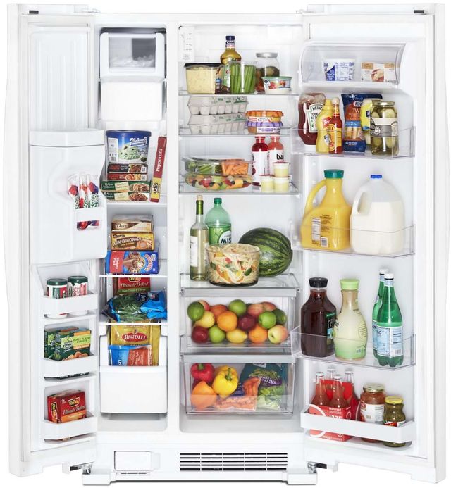 Whirlpool® 36 in. 25.0 Cu. Ft. White Side-By-Side Refrigerator-3