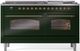 Ilve® Nostalgie II Series 60" Emerald Green Pro Style Dual Fuel Range-0