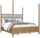 Parker House® Escape Glazed Natural Oak Queen Poster Bed-0