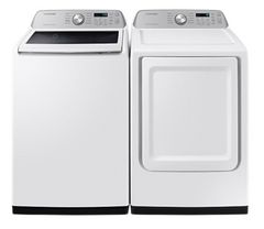 Samsung® 3500 Series White Top Load Laundry Pair