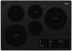 Whirlpool® 30" Black Electric Cooktop