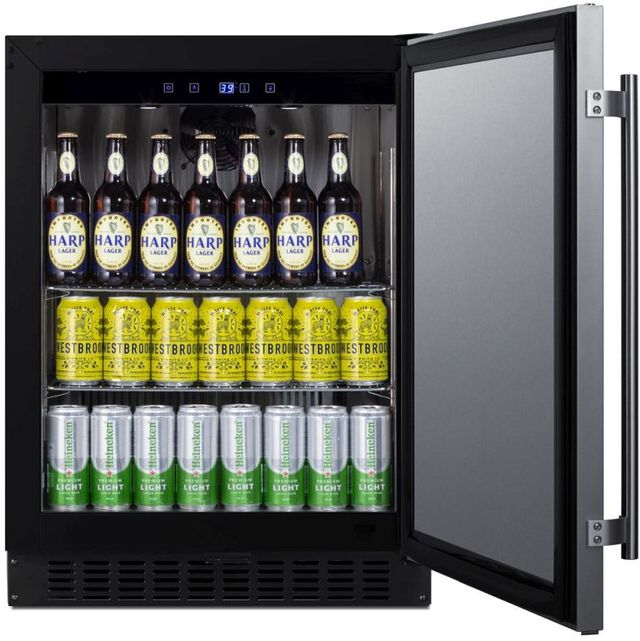 Summit® 3.1 Cu. Ft. Stainless Steel Under The Counter Refrigerator -3