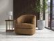 International Furniture Direct Tumbi Cognac Swivel Accent Chair-2