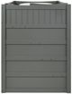 Elements International Sami Gray Youth Twin Over Twin Step Bunk Bed with Right Headboard-3