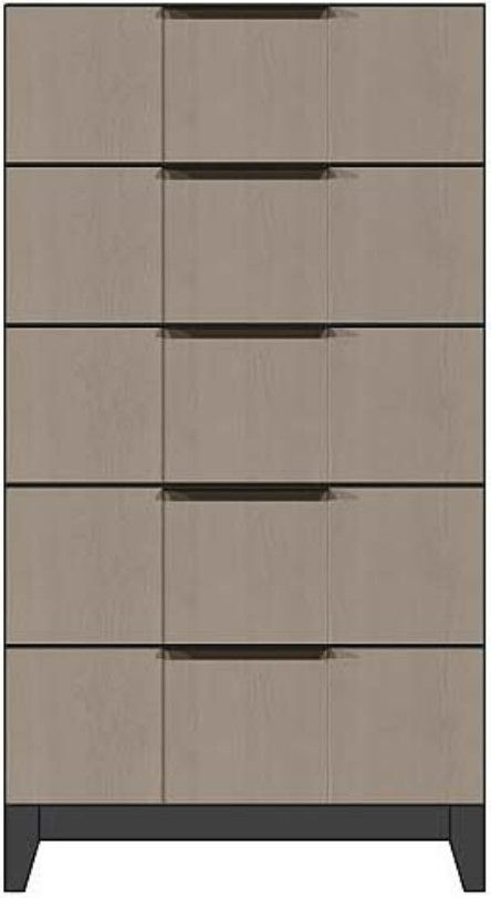 Country View Woodworking Customizable American Modern 5-Drawer Chest-0