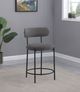 Coaster® Viola 2-Piece Black/Gray Counter Stool Set-1