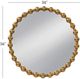 Bassett Mirror Violette Gold Leaf Wall Mirror-2