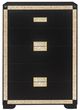 Global Furniture USA Blake Black/Gold Chest-1
