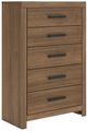Signature Design by Ashley® Broachmyn Auburn 5-Drawer Chest-0