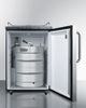 Summit® 5.6 Cu. Ft. Stainless Steel Beer Cooler/Kegerator-3