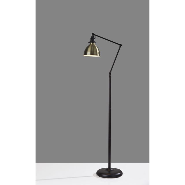 Adesso® Alden Antique Bronze Floor Lamp-1