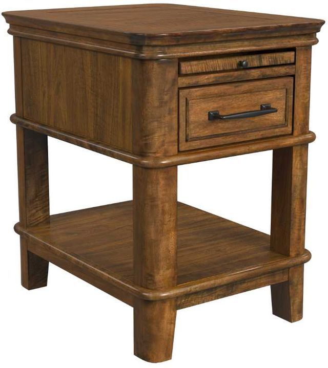 A-America® Bandalier Russet Chairside Table-0