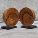 Uttermost® Teak and Noir 2-Piece Natural Bookend Set-1