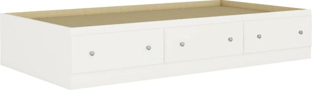 Perdue Woodworks Essential White Twin Mates Bed-0