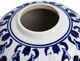 A & B Home Aline Blue/White Lidded Jar-3