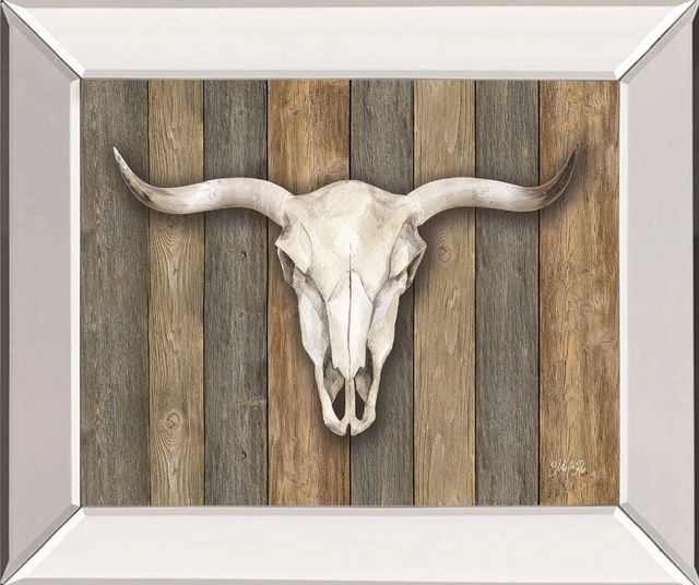 Classy Art Cow Skull II by Marla Rae Wall Art-0