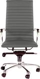 Moe's Home Collection Omega Grey Swivel High Back Office Chair-0