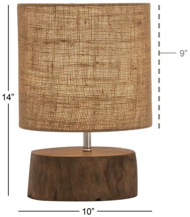 Deco Marche Dark Brown Table Lamp-2