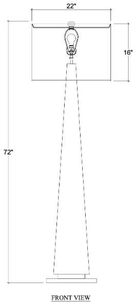Bramble Customizable Mason 73" Floor Lamp-2
