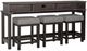 Liberty Furniture Tanners Creek 4-Piece Gray/Graystone Console Table Set-0