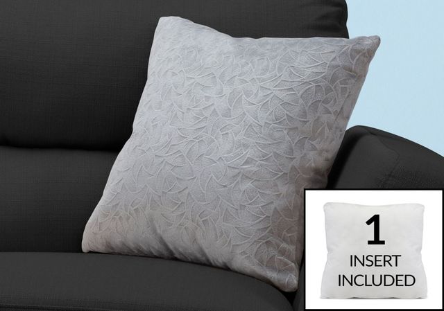 Monarch Specialties Inc. Light Grey Pillow-0