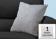Monarch Specialties Inc. Light Grey Pillow-0