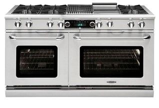 Capital Cooking™ Connoisseurian 60" Stainless Steel Pro Style Dual Fuel Range-0