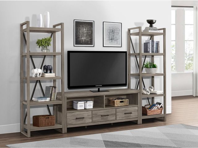 Homelegance® Bainbridge Weathered Gray TV Stand-1