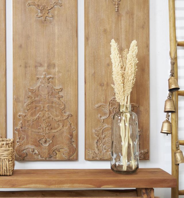 Deco Marche Cream Dried Plant Corn Maze Grass Natural Foliage with Long Stems-3
