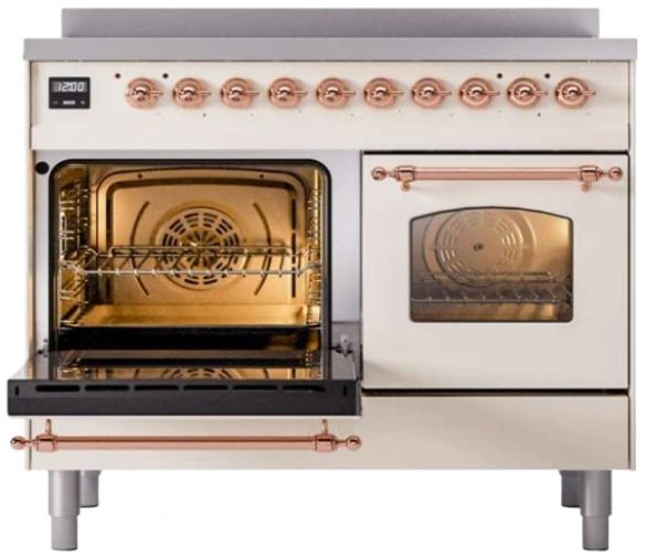 Ilve® Nostalgie II Series 40" Antique White Pro Style Induction Range-1
