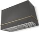 AGA Loge 48" Salcombe Blue Wall Mounted Range Hood with Polished Chrome Trim-0