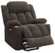 Coaster® Houston Dark Brown Power Lift Recliner-1