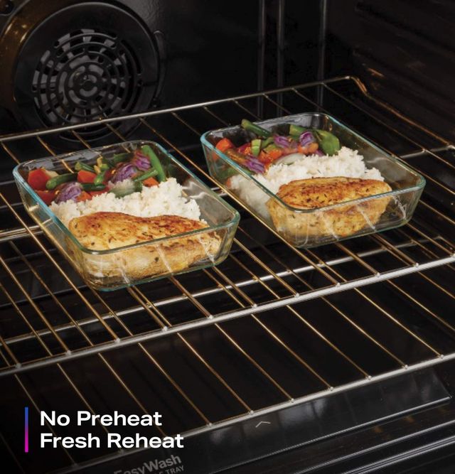 GE Profile™ 30" Fingerprint Resistant Stainless Steel Smart Slide In Induction Range with No Preheat Air Fry and EasyWash™ Oven Tray-17