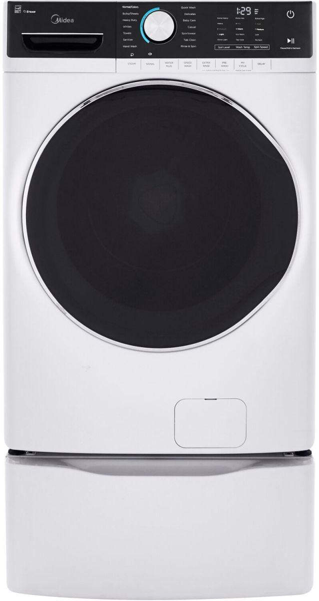Midea® 27" White Laundry Pedestal -1