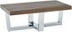 Steve Silver Co. Laredo 3-Piece Chestnut Occasional Table Set with Chrome Base-1