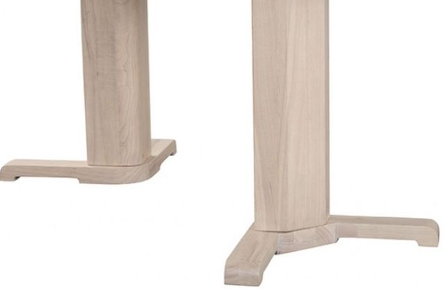 Furniture of America® Hines White Oak Oval Dining Table-4