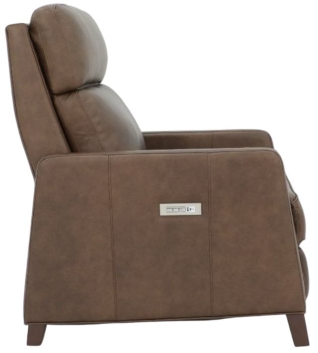 BarcaLounger® James Oasis Walnut Leather Power Recliner-4